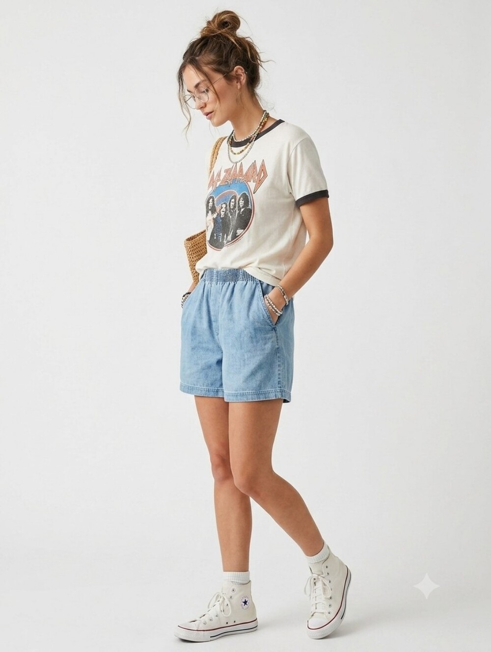 Vintage Denim Mom Shorts from Northern Reflections